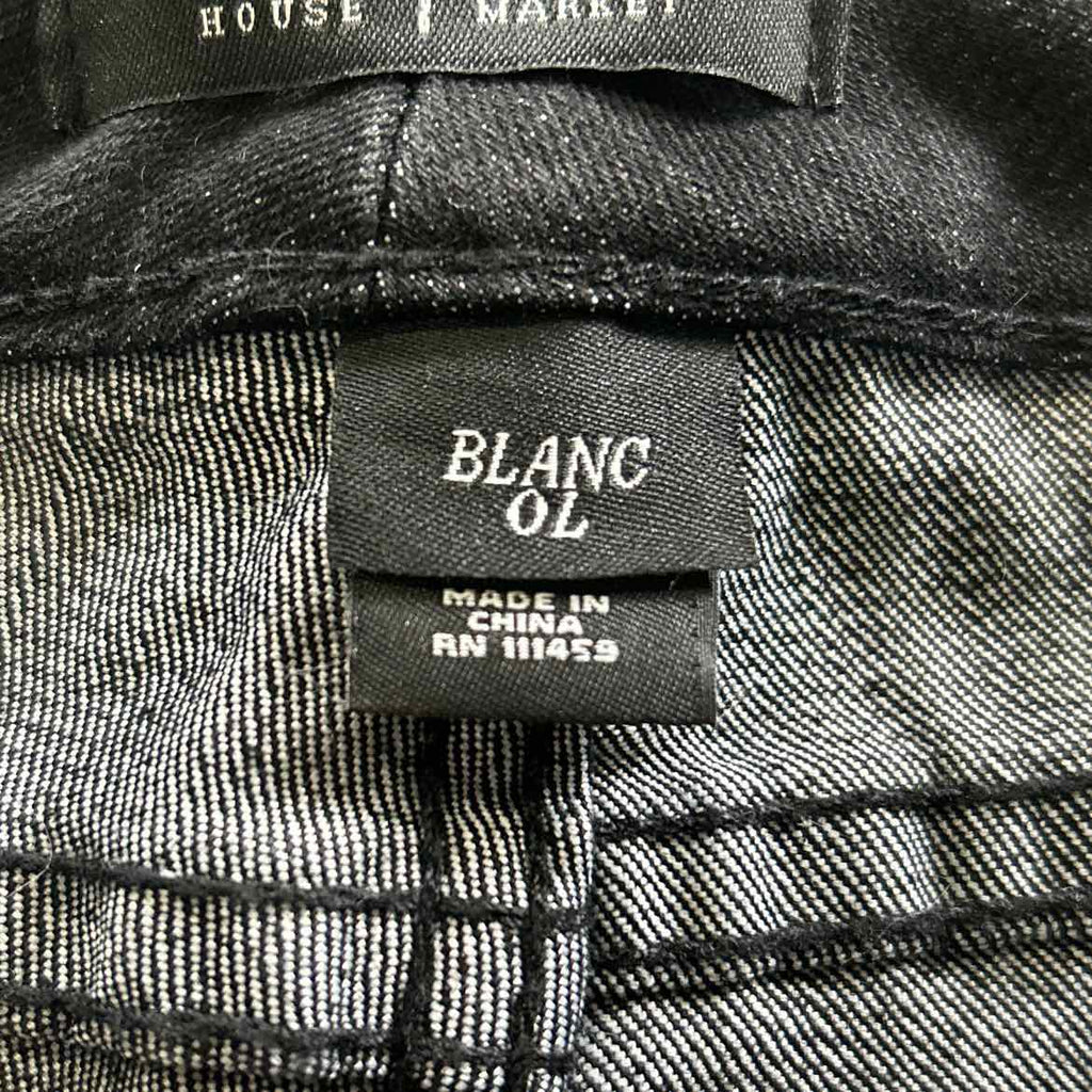 White House Black Market Size 0 Black Denim Preloved Jeans