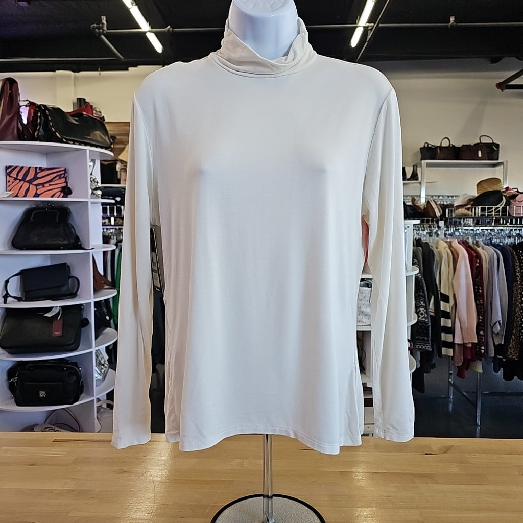 Jones New York Size PL White New Turtleneck