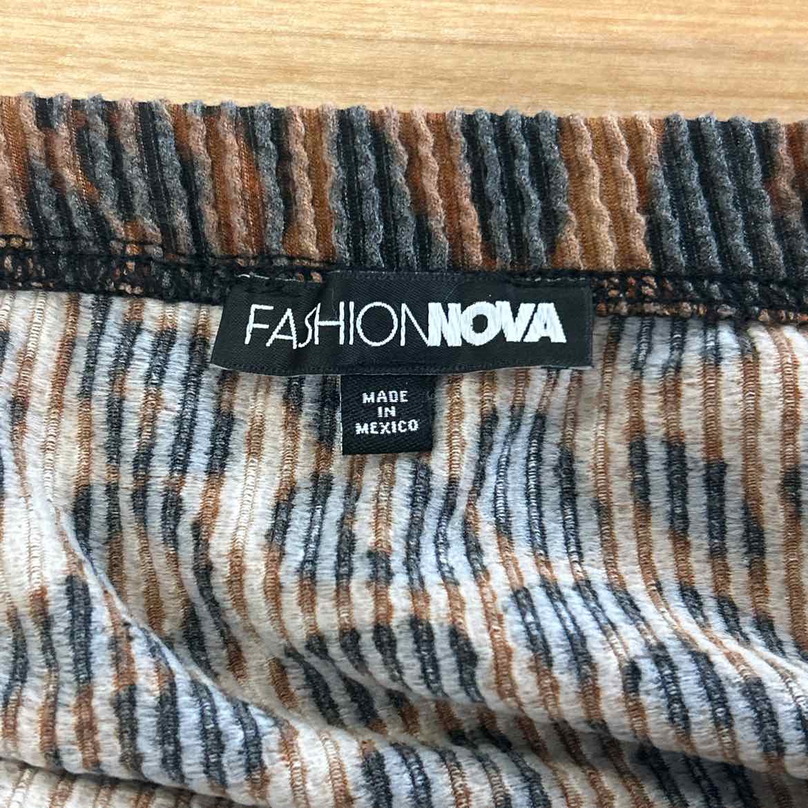 Fashion Nova Size XL Brown Bodysuit