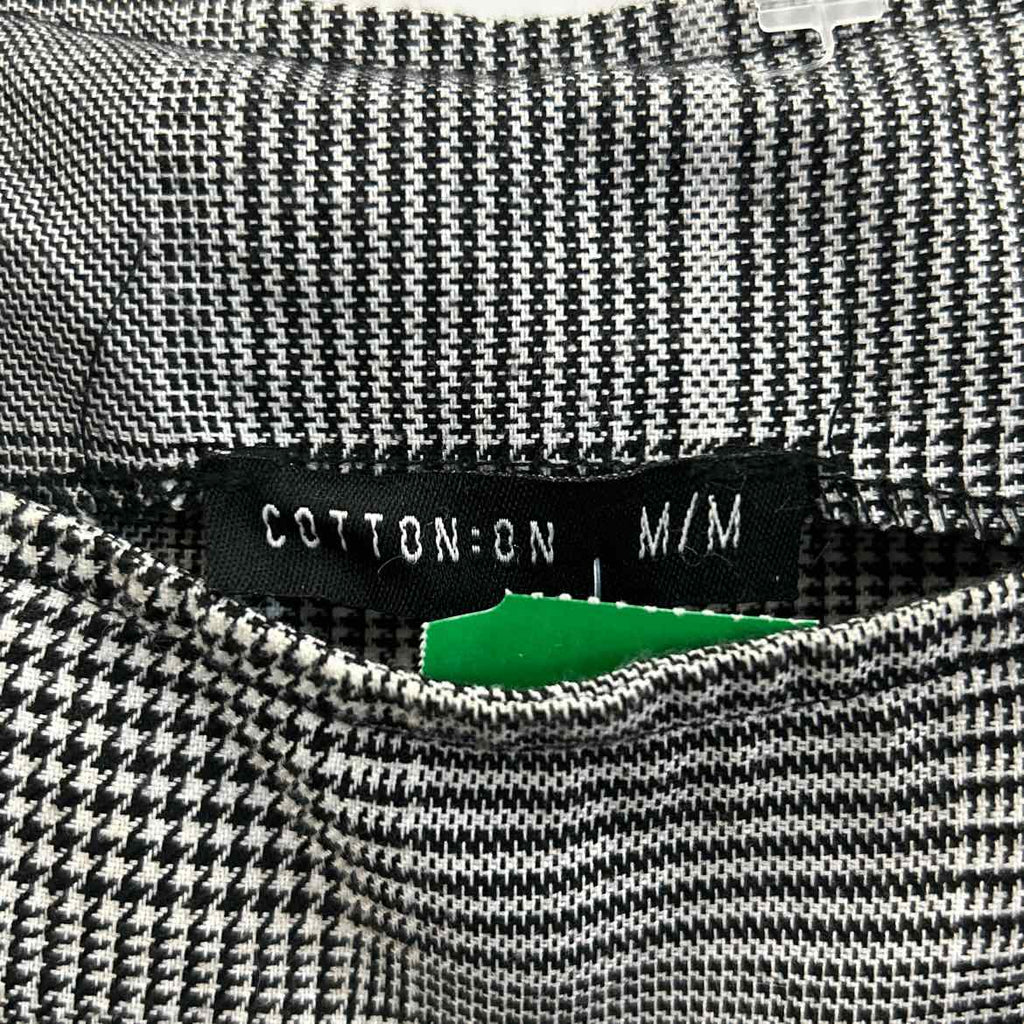 Cotton On Size M Black/White Preloved Overalls