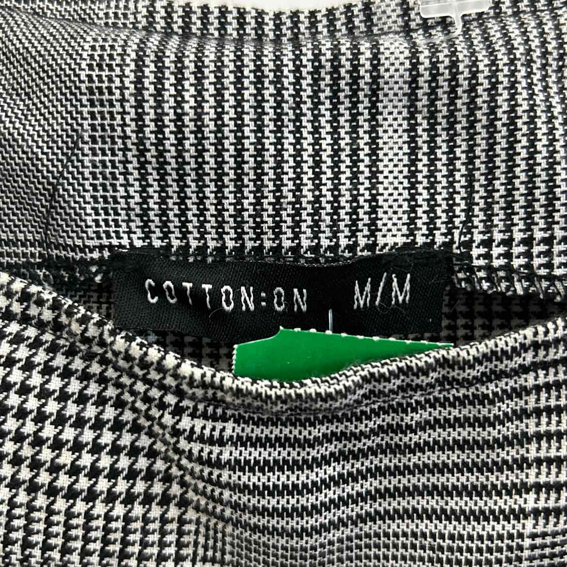 Cotton On Size M Black/White Preloved Overalls
