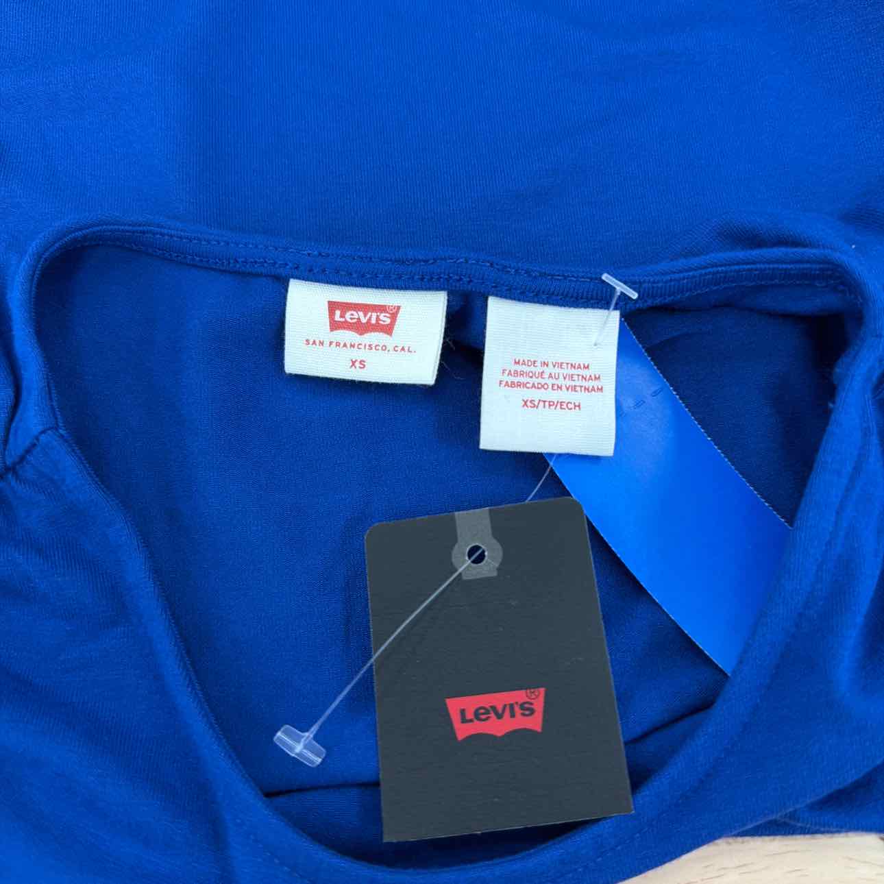 Levi's Size XS Crystal Ruched Top