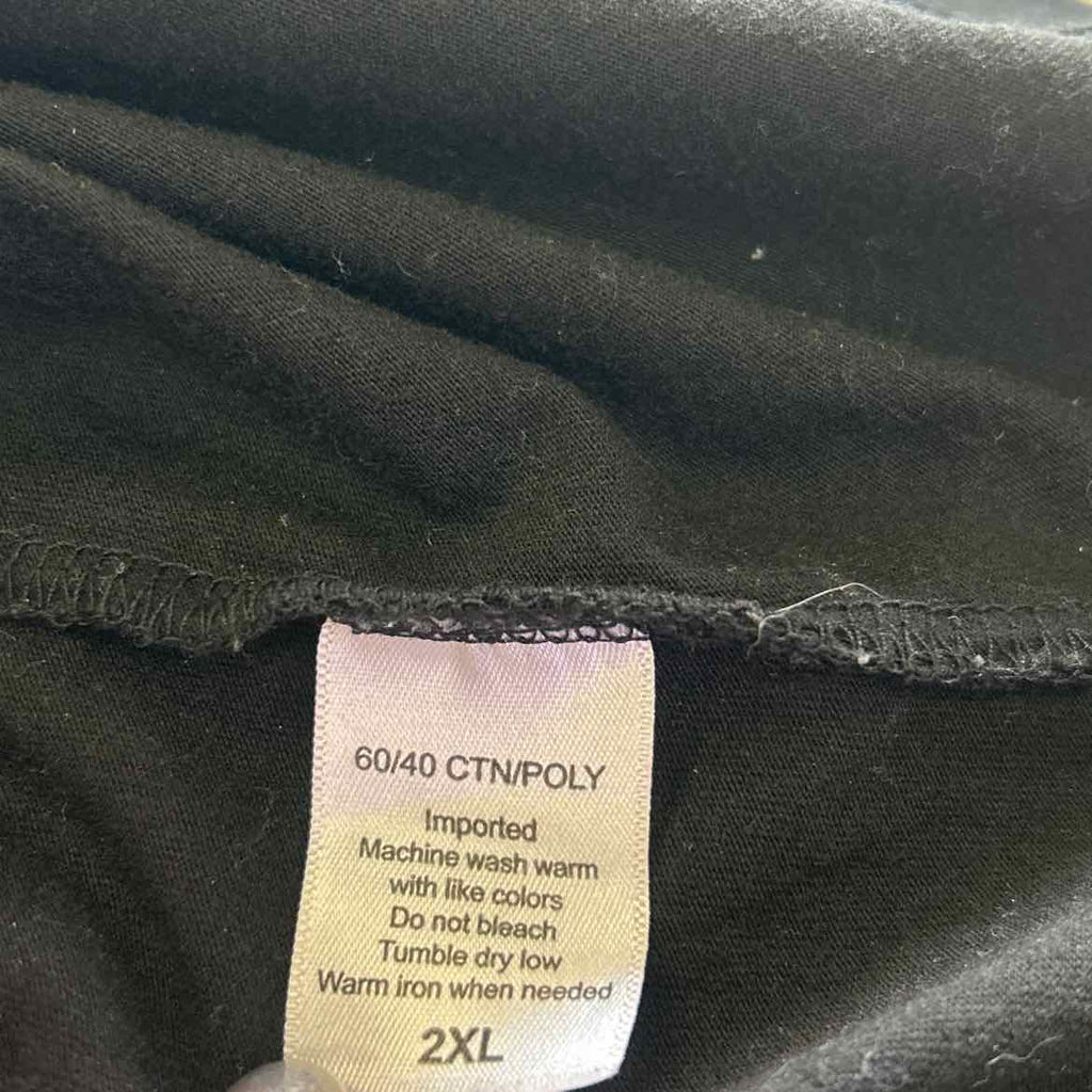 Harley Davidson Size 2XL Black Preloved T-Shirt SS