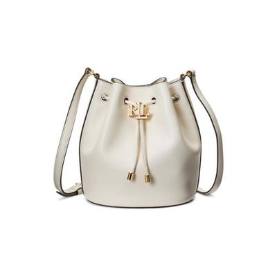 Lauren Ralph Lauren Leather Medium Andie Drawstring Bag