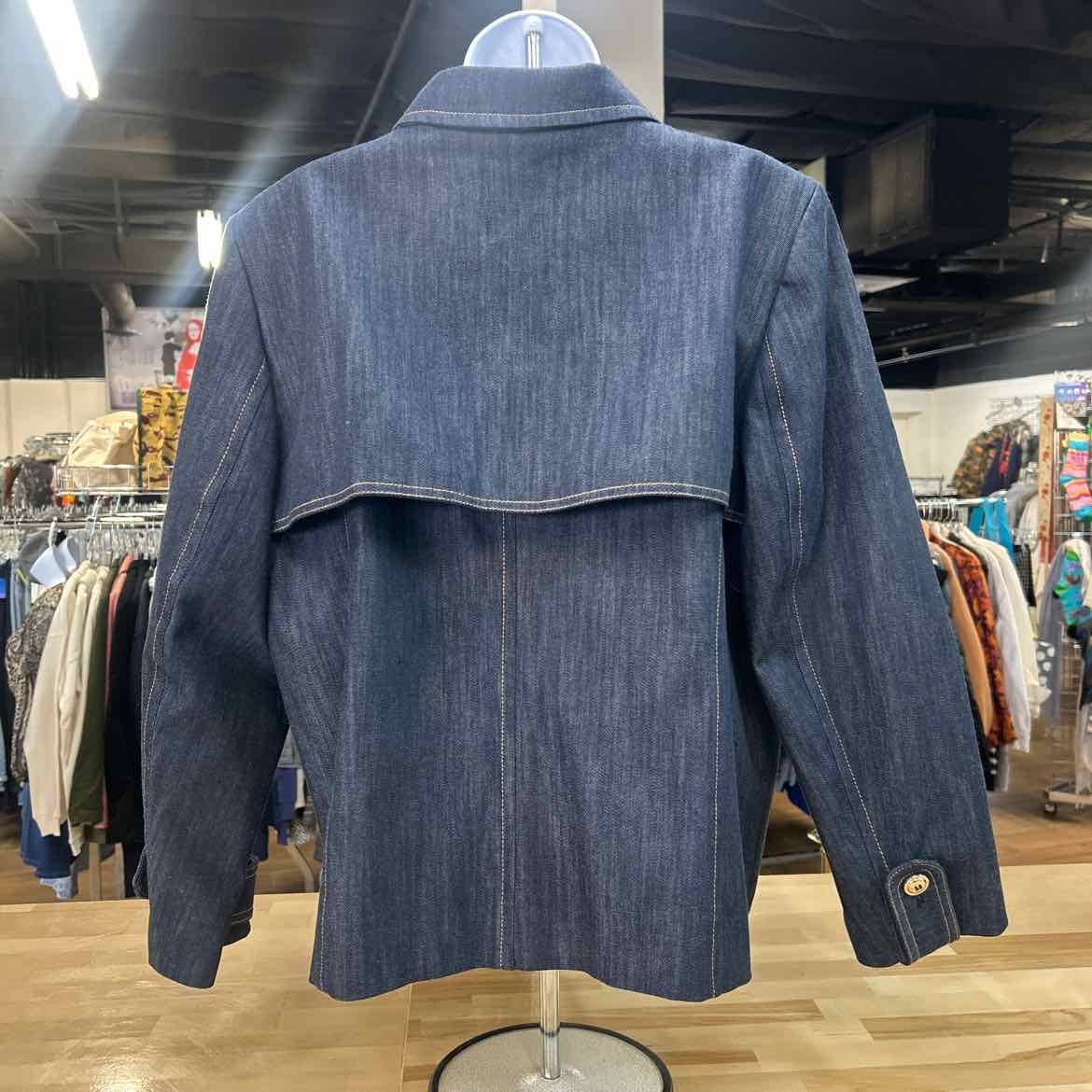 Talbots Size XLP Dark BLue Denim Preloved Jacket