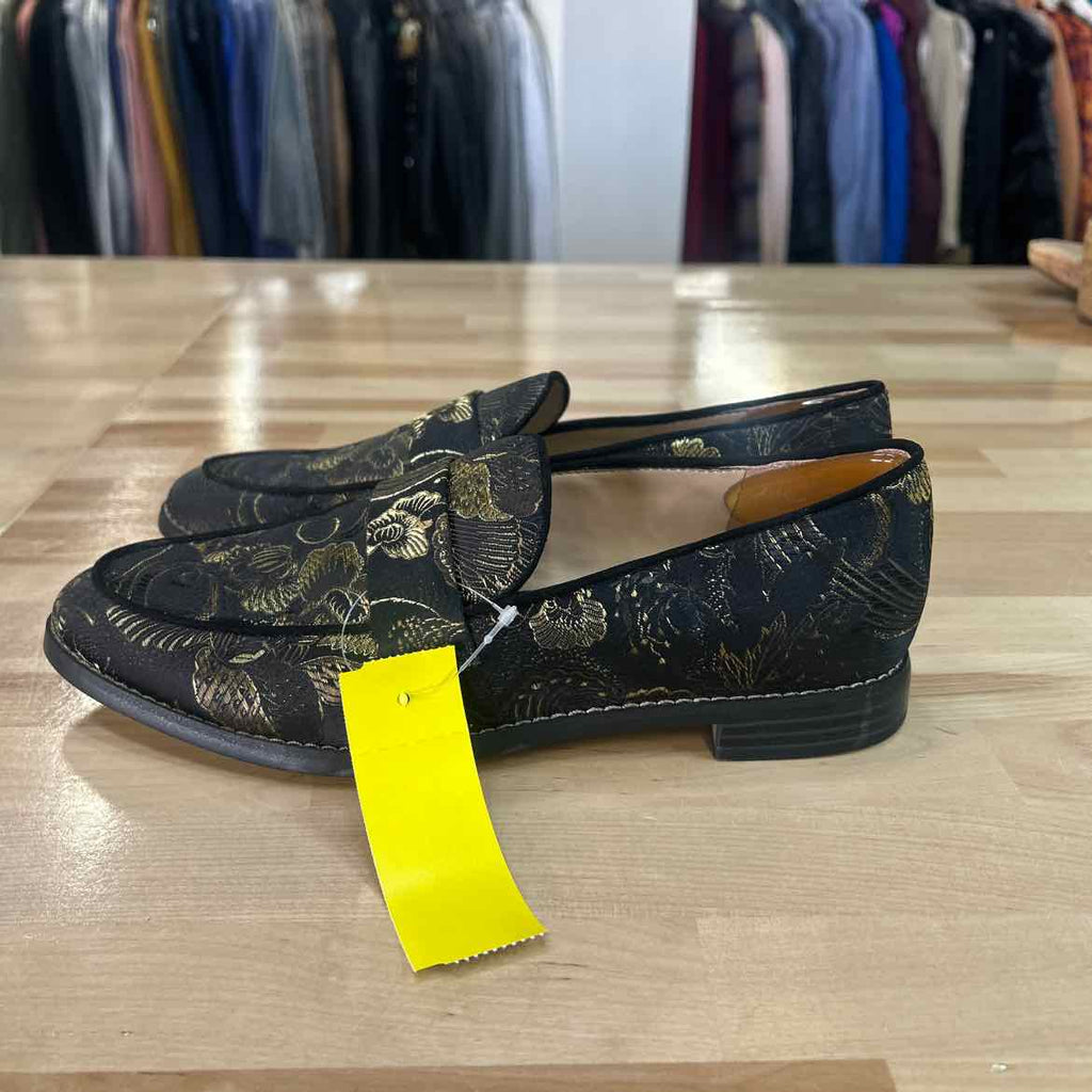 Franco Sarto Size 7 Black Preloved Loafers
