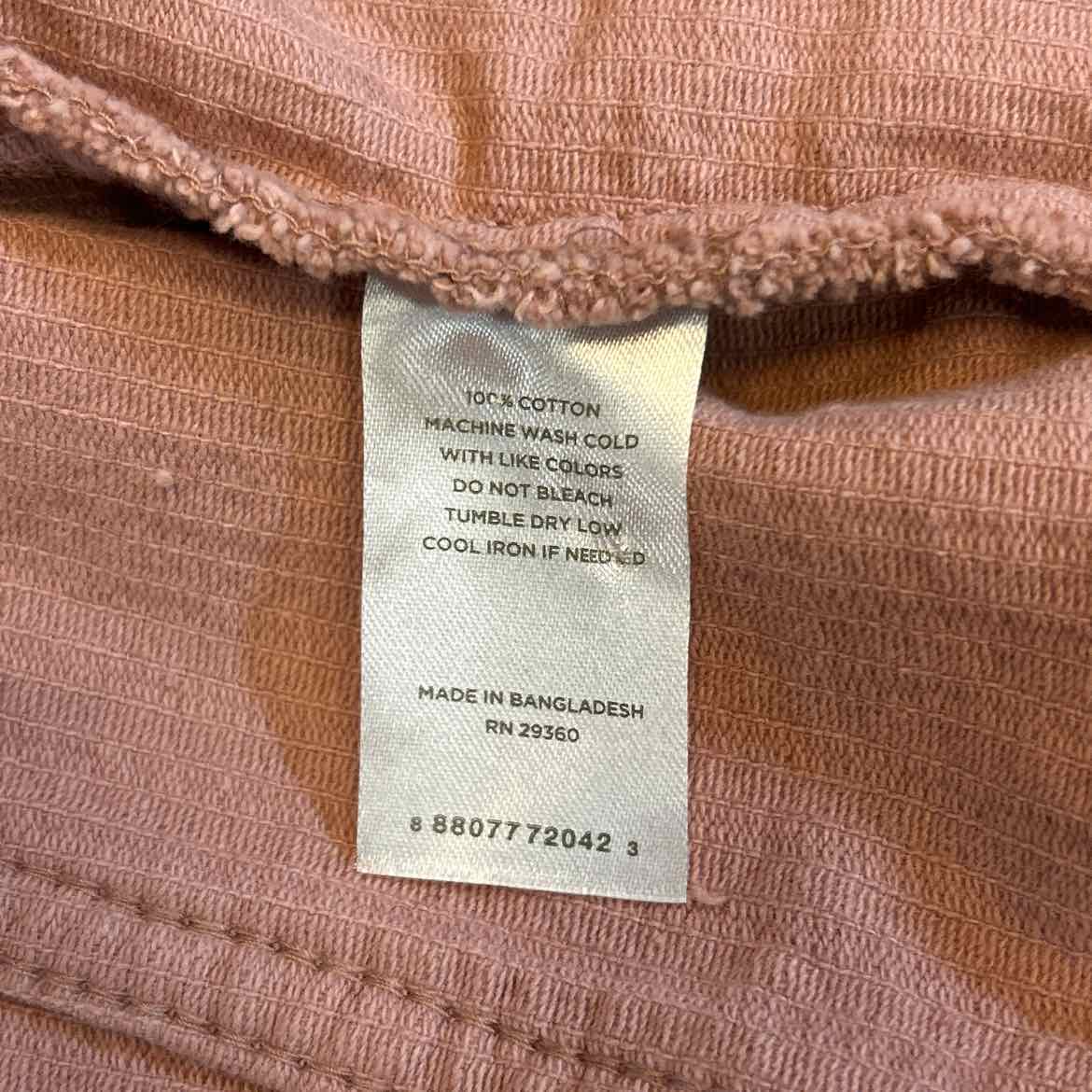 dip Size S Pink Ribbed Preloved Jacket