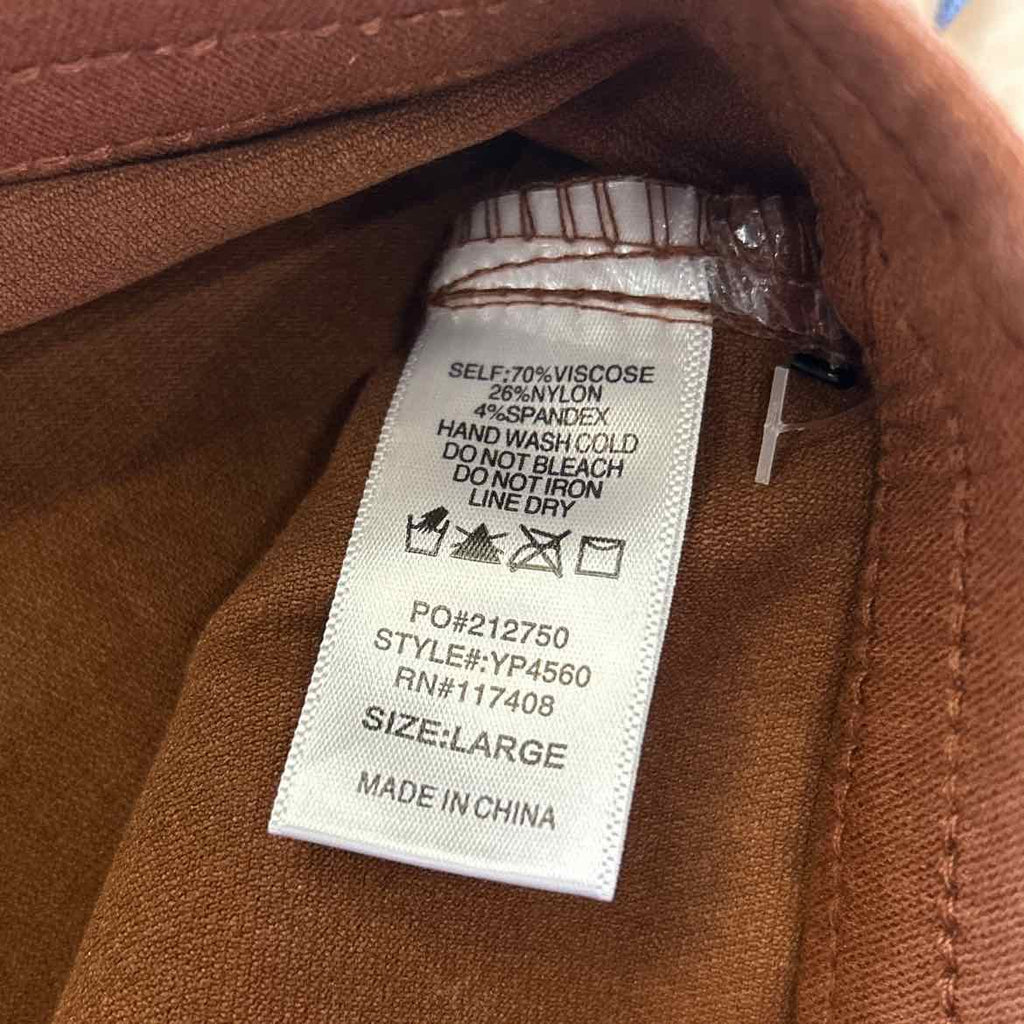Chocolate Size L Brown New Pants