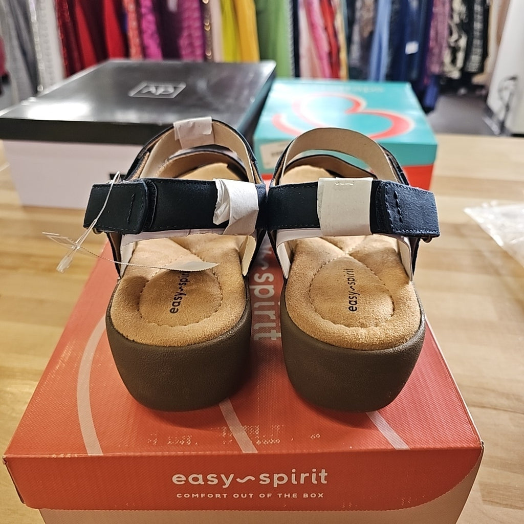 Easy Spirit Kimberly - Womens 9 Navy Sandal Medium