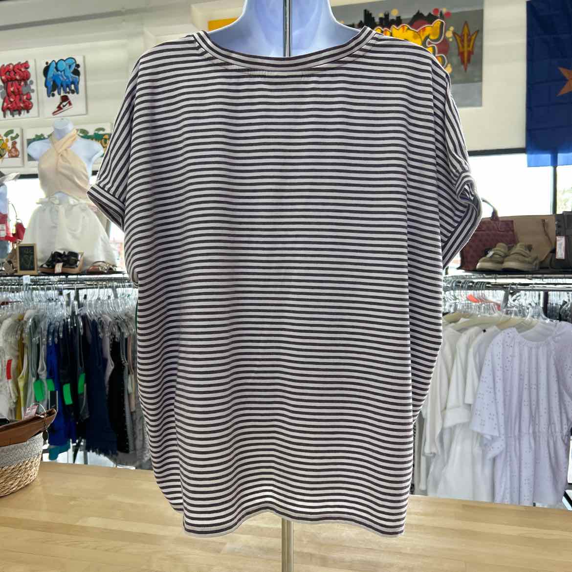 J Jill Size M Purple Preloved T-Shirt SS
