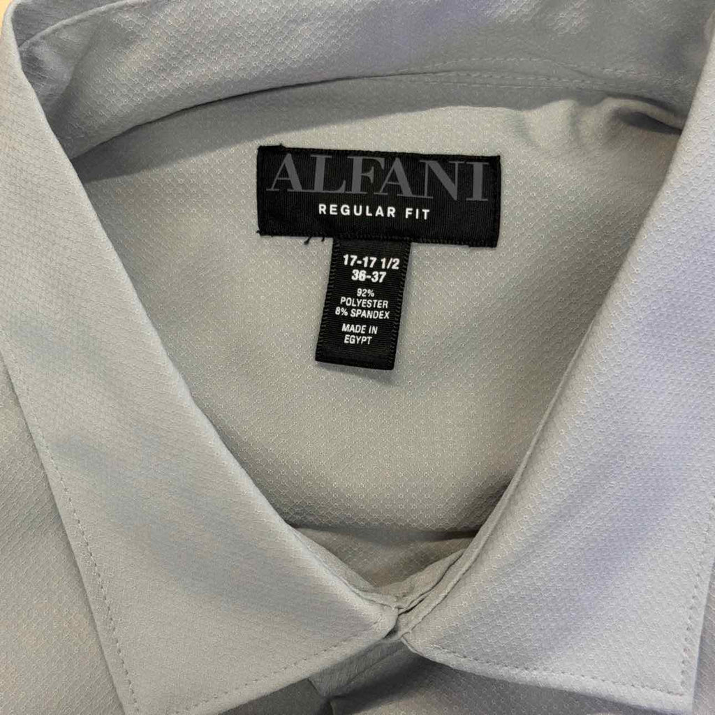 Alfani Mens Travel Ready Button Down Dress Shirt