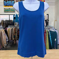 August Silk Size S Blue Preloved Tank