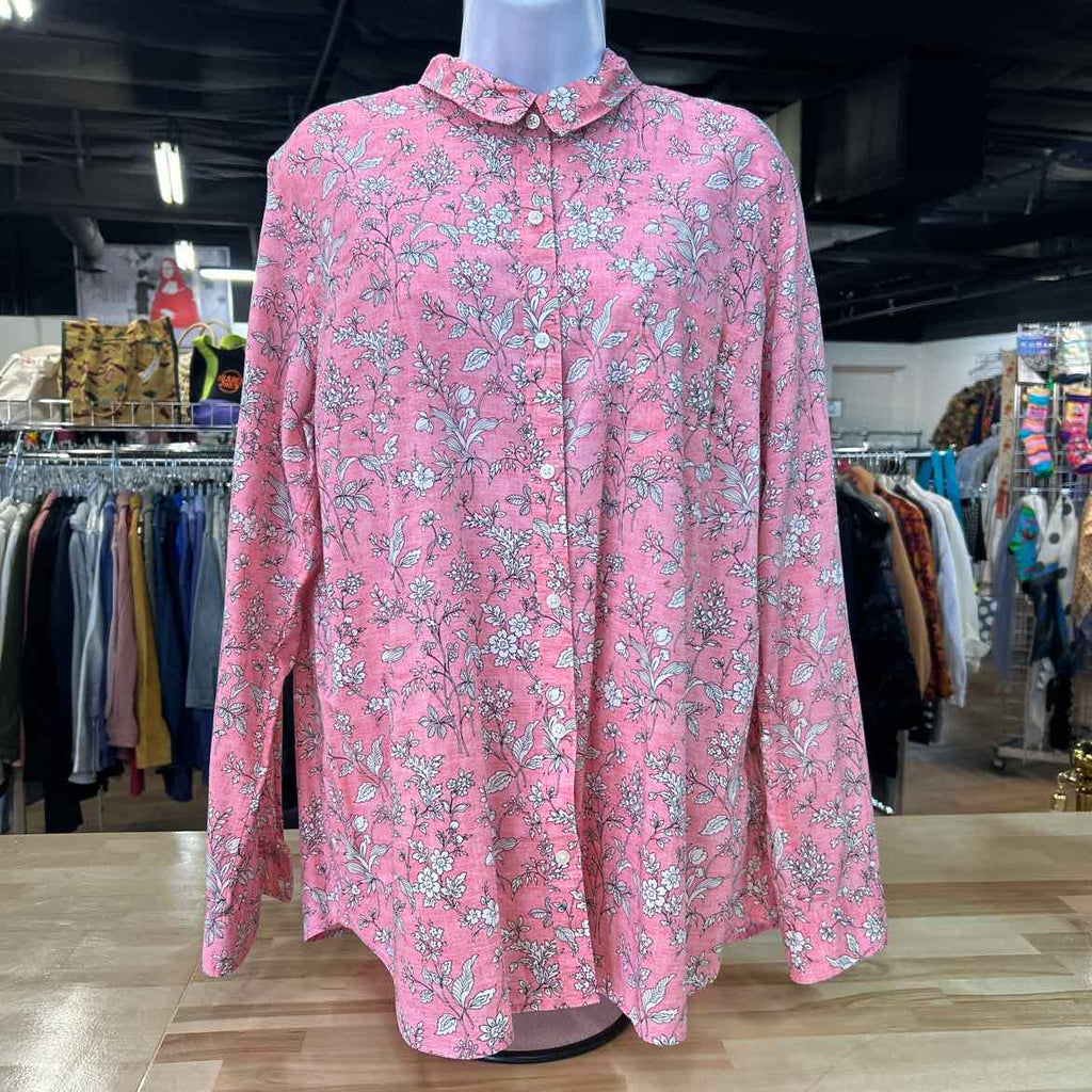 Gap Size XXL Pink Preloved Button Down LS