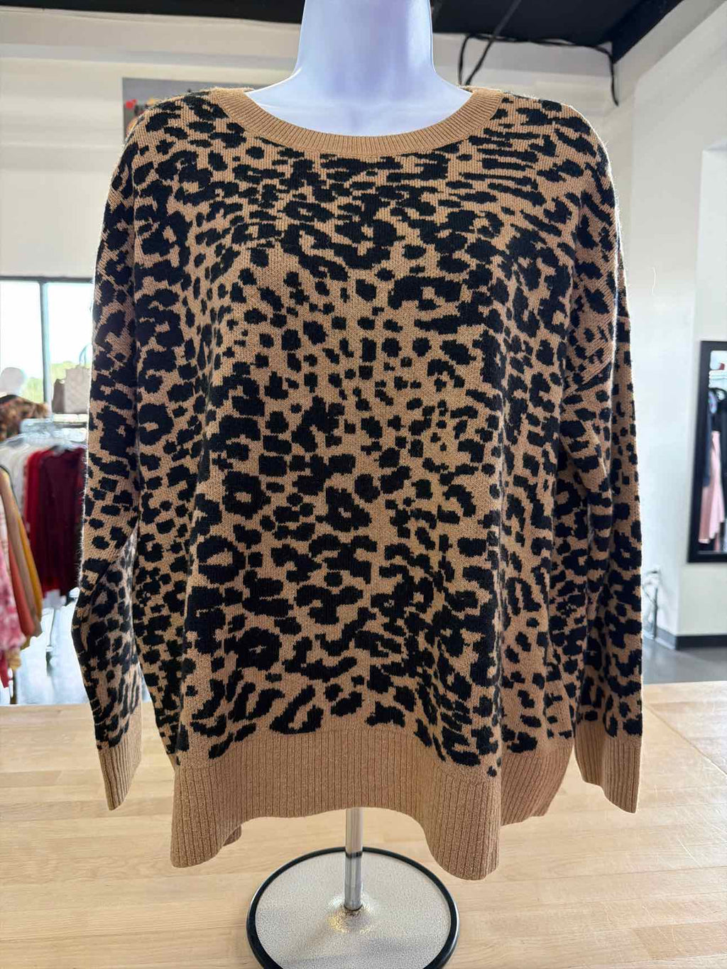 Loft Size L Tan Sweater