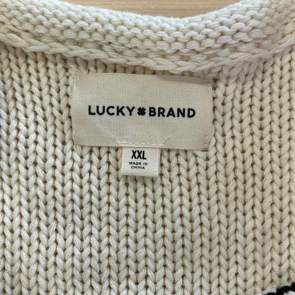 Lucky Brand Size XXL White Vest