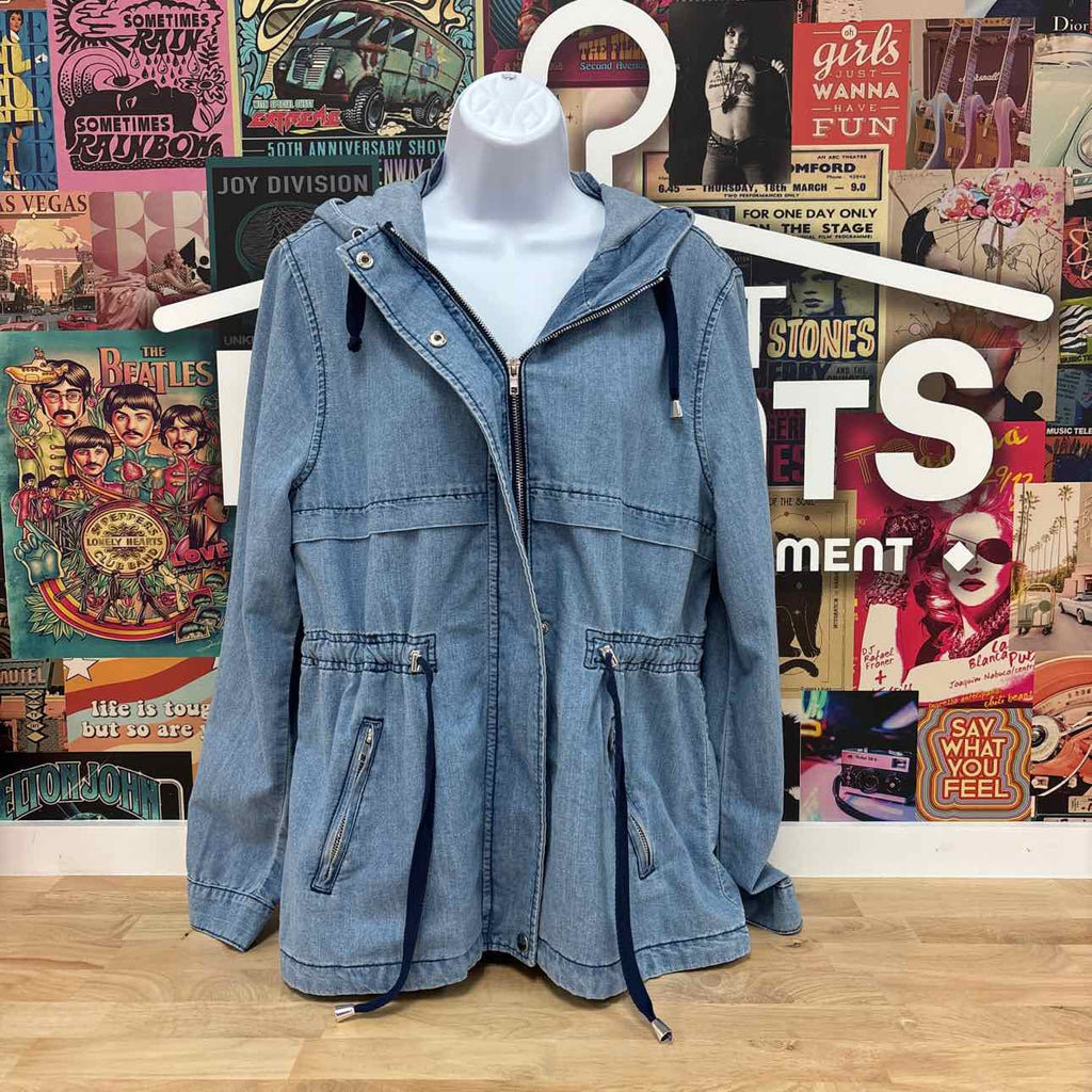 Ashley Vintage Charm Size L Light Blue Jacket