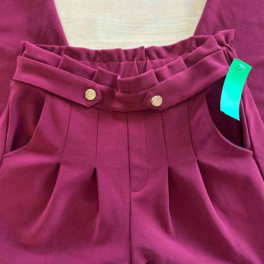 O to S Size S/M Burgundy Preloved Pants