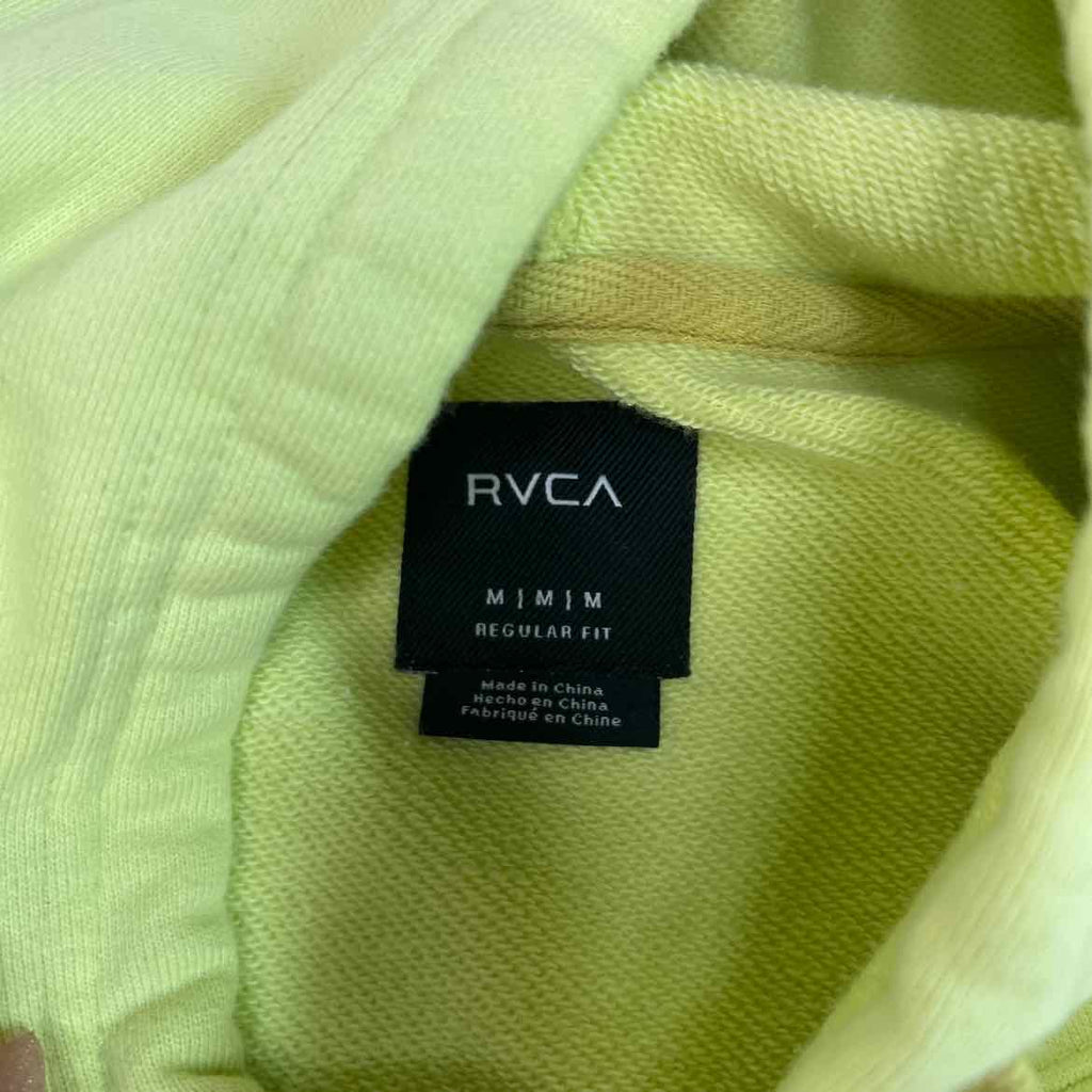 RVCA Size M Yellow Preloved MENS Sweatshirt