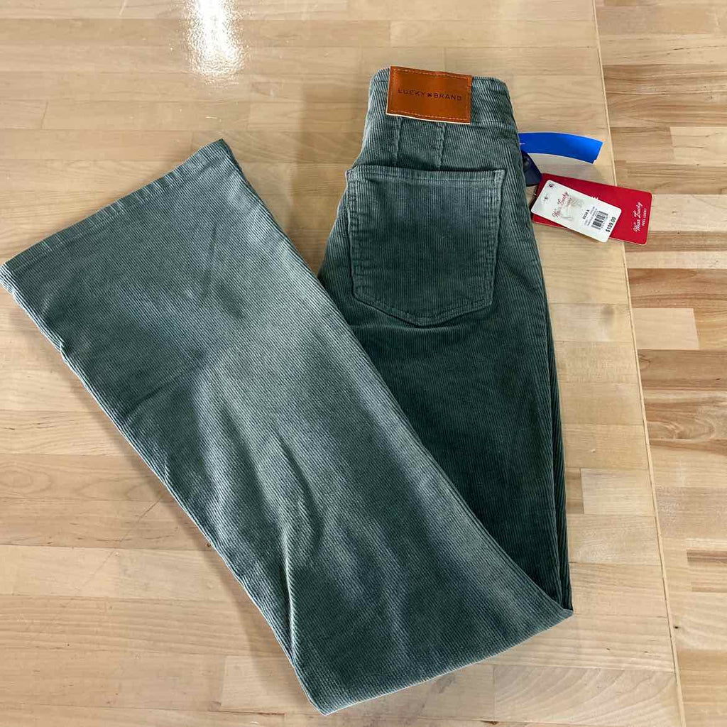 Lucky Brand Size 00 Green New Pants