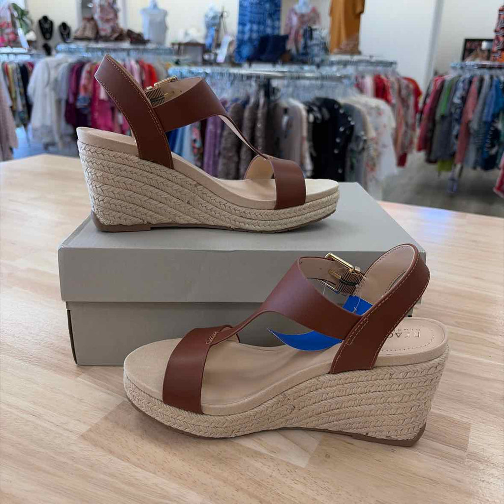 Kenneth Cole Size 6 Women's Card Wedge Espadrille Sandals