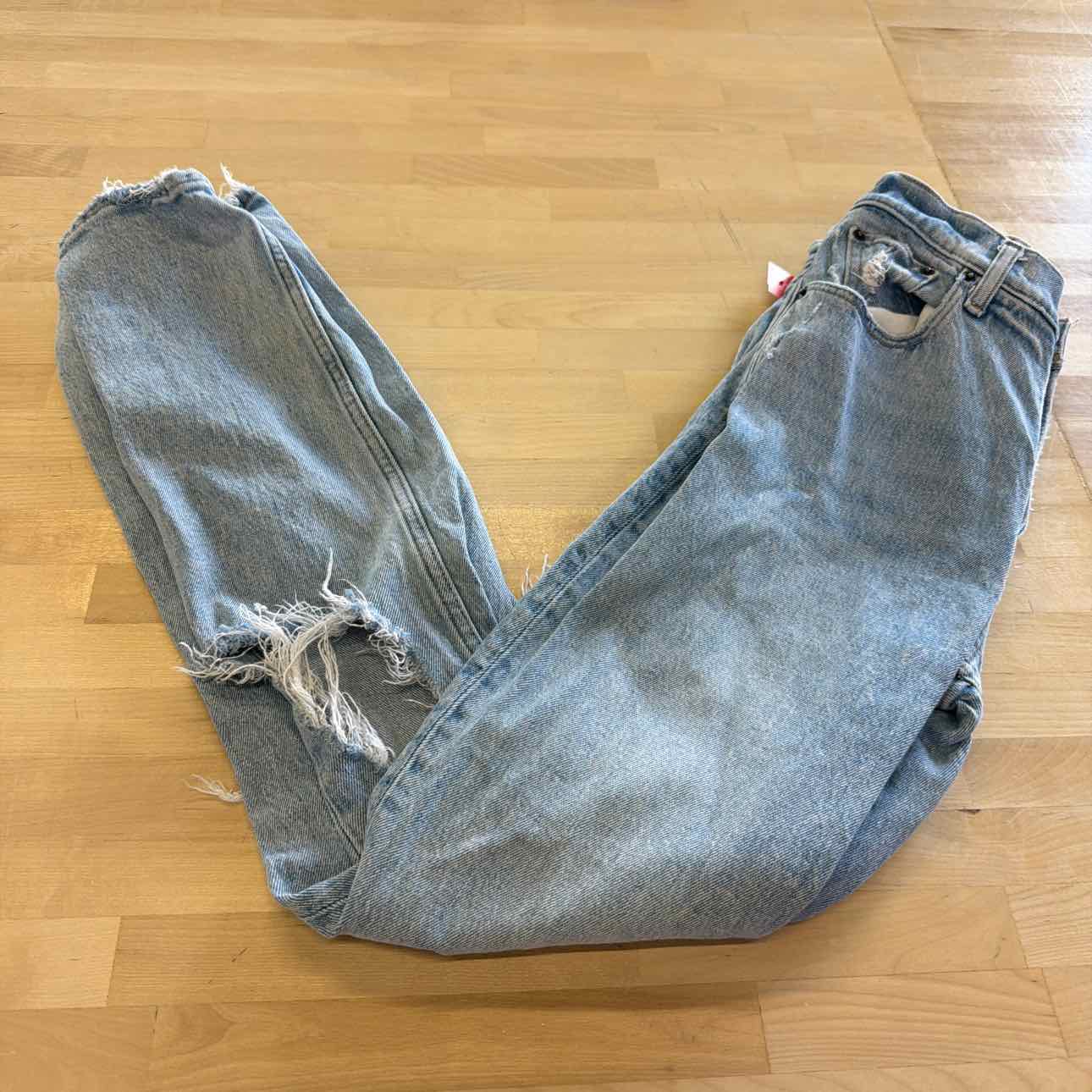 Abercrombie & Fitch Size 0 Blue Denim Preloved Jeans