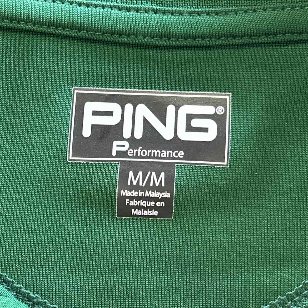 Ping Size M Green Preloved MENS Polo