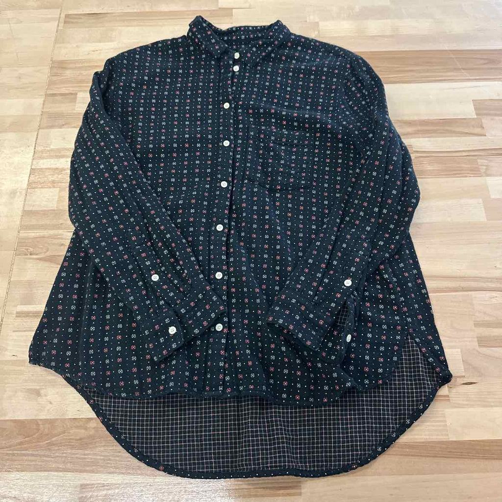 Madewell Size M Navy Button Down Shirt