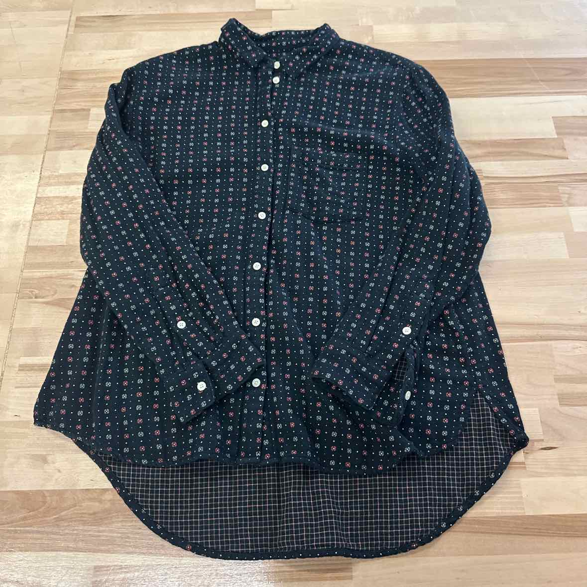 Madewell Size M Navy Button Down Shirt