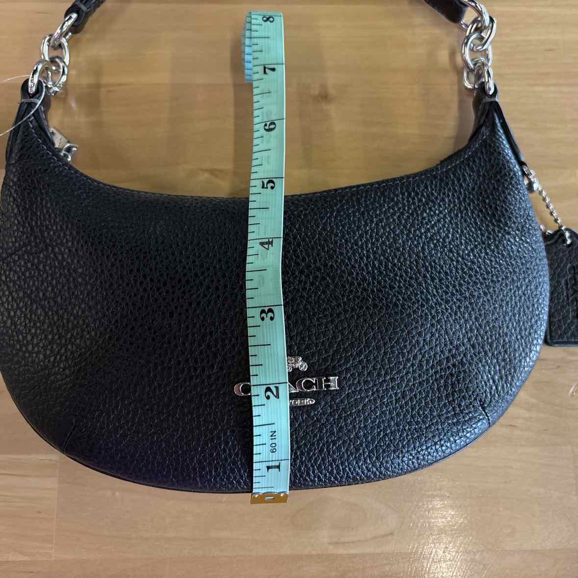 Coach Black Pebbled Leather Purse