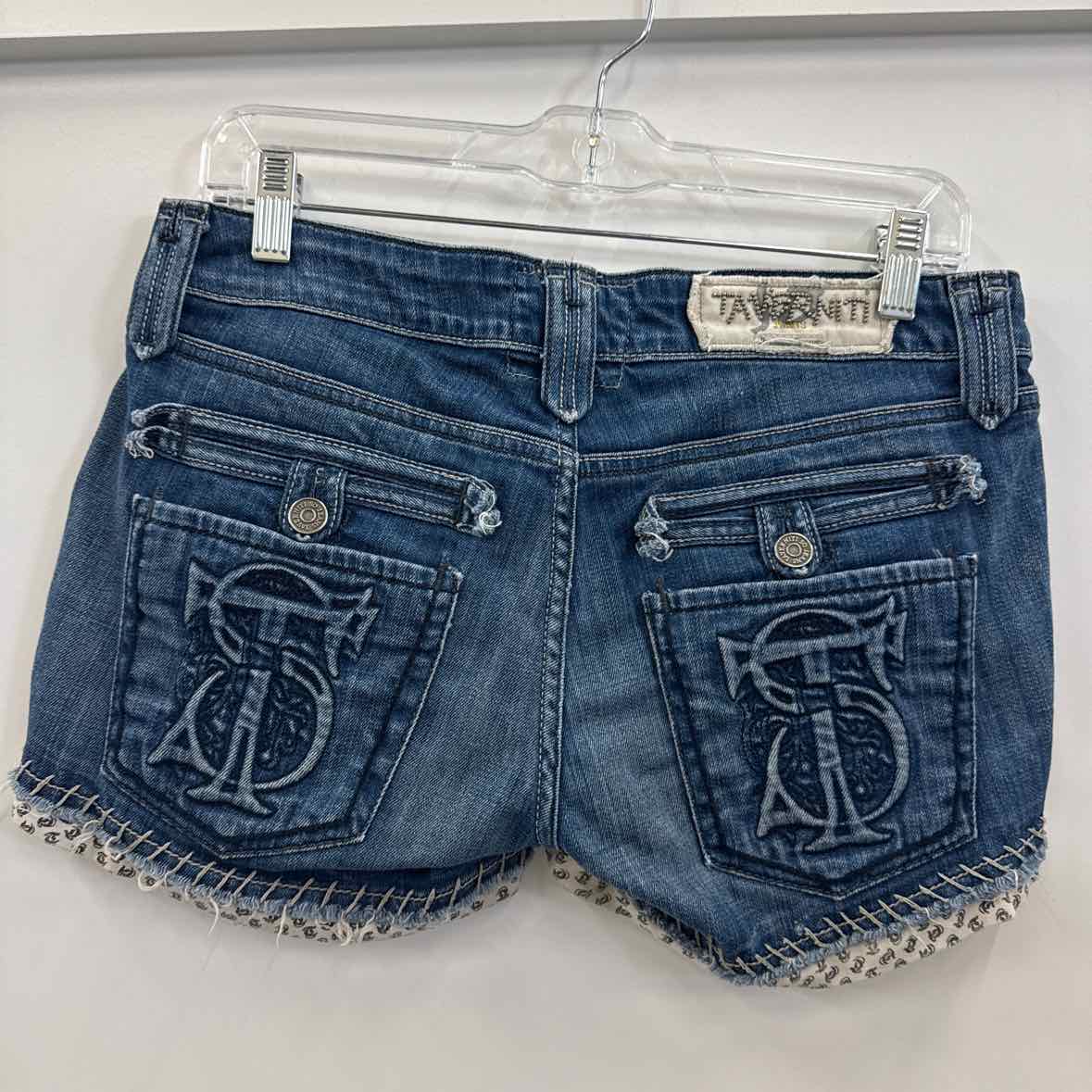 Taverniti So Size 28 (6) Blue Denim Shorts