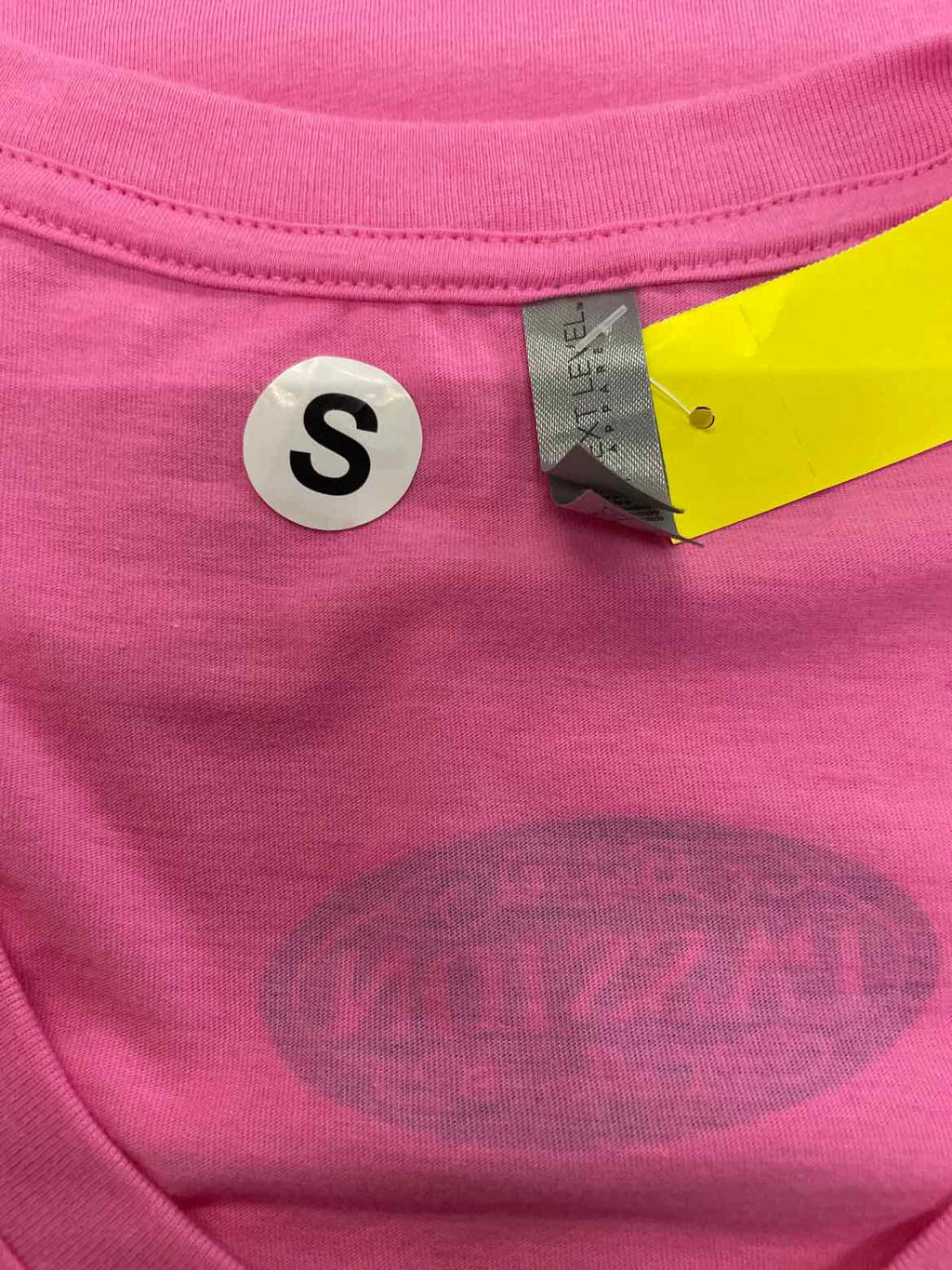 Next Level Size XS Pink T-shirt