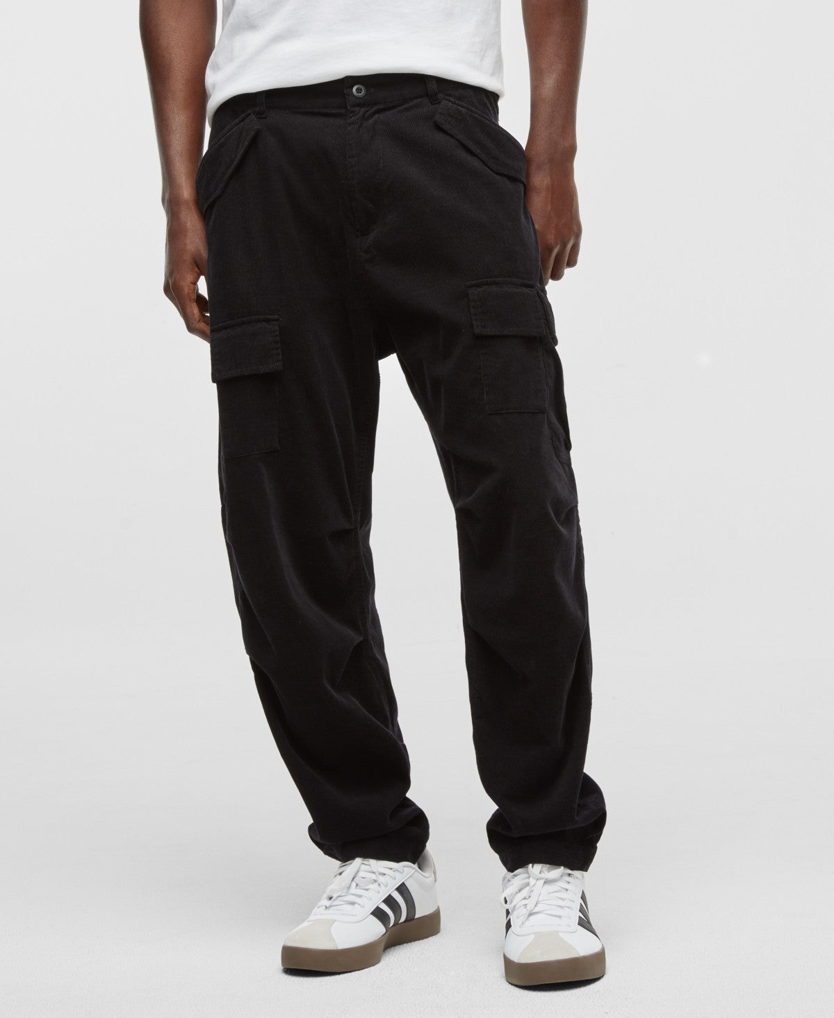 Mode of One Men S Regular-Fit Cotton Tapered Cargo Pants