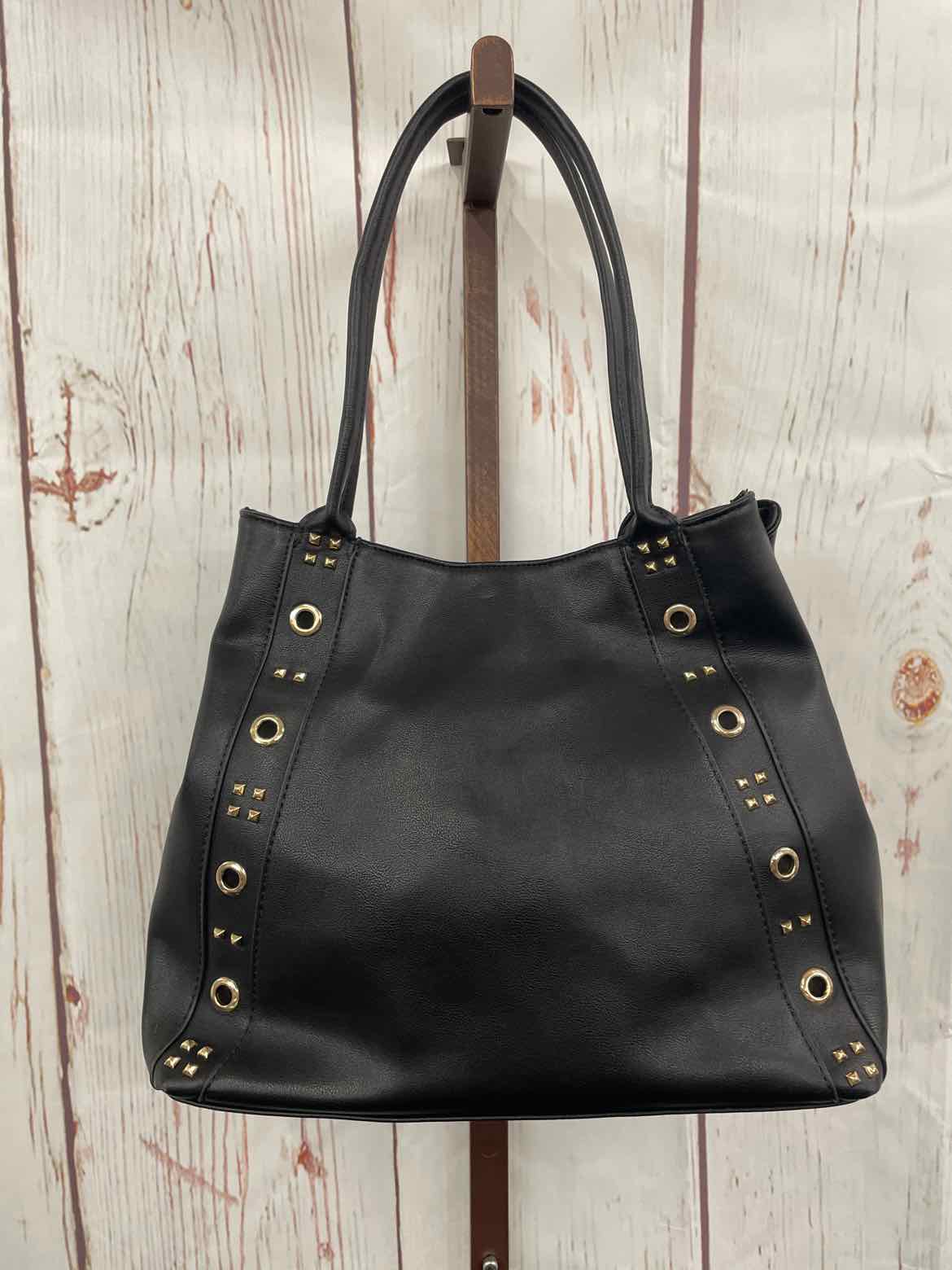 I.N.C. International Concepts Trippii Medium Studded Tote Black NO SIZE