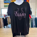Disney Size M Black Used T-shirt