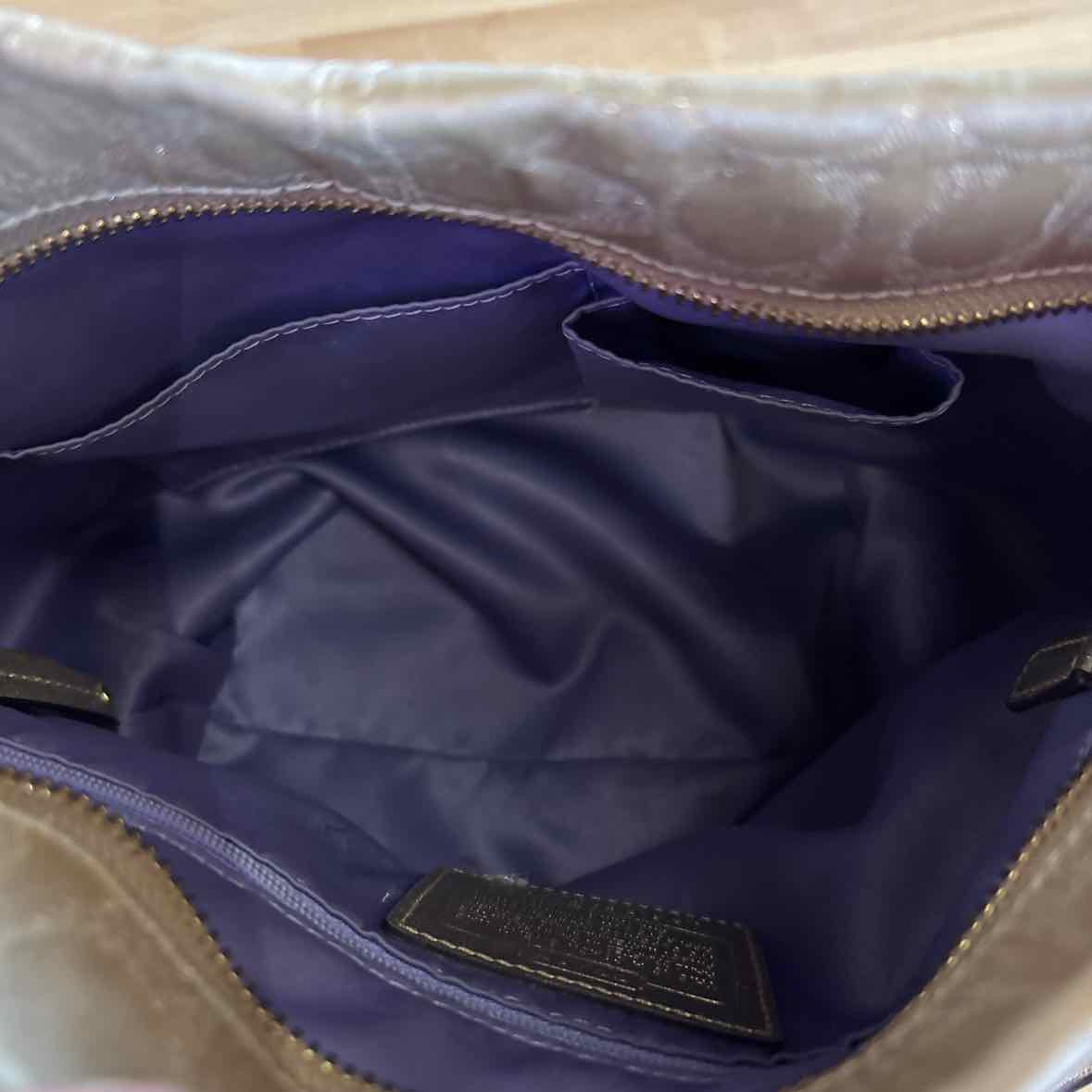 Coach Gold Preloved Handbag