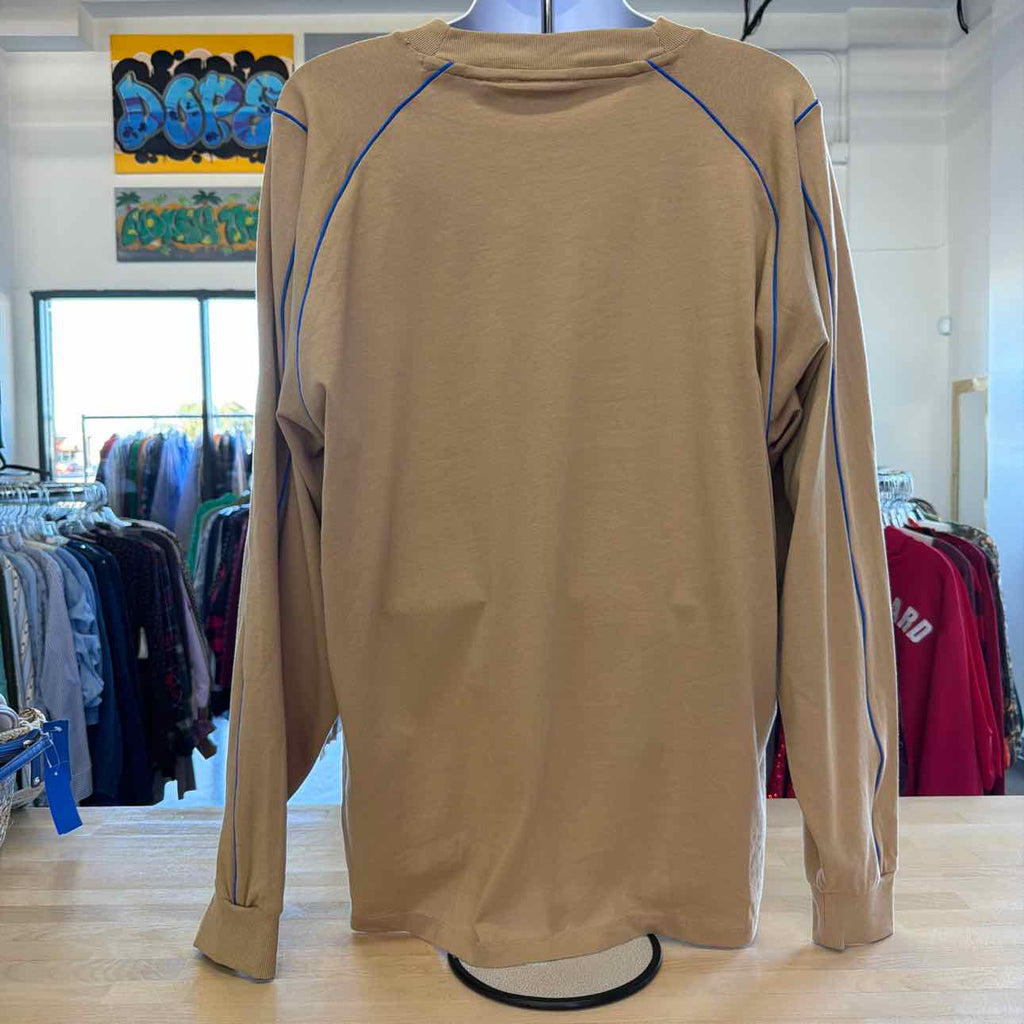 HUGO Size XXL Tan New MENS Long Sleeve Shirt