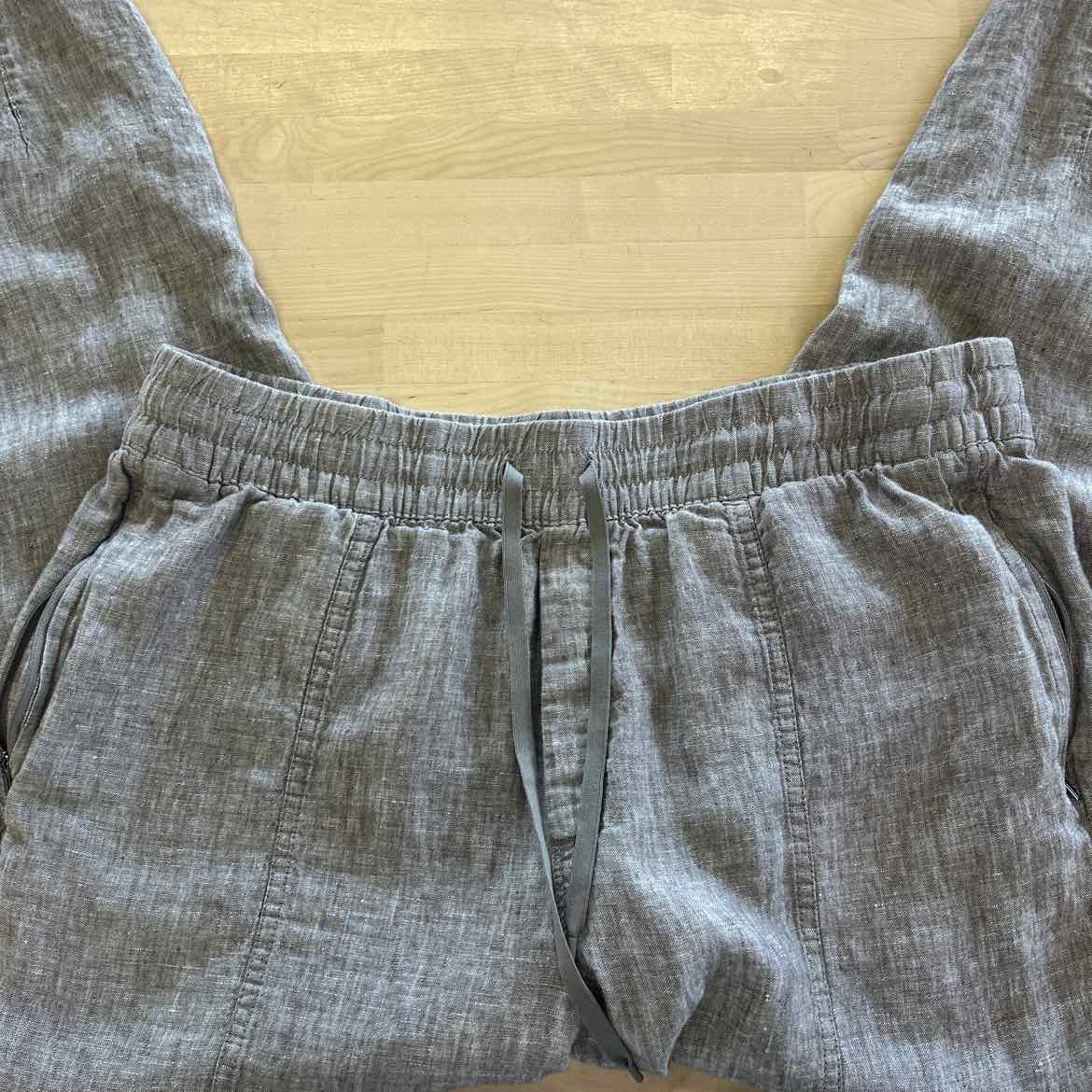 Athleta Size XL Brown Linen Preloved Jogging Pants