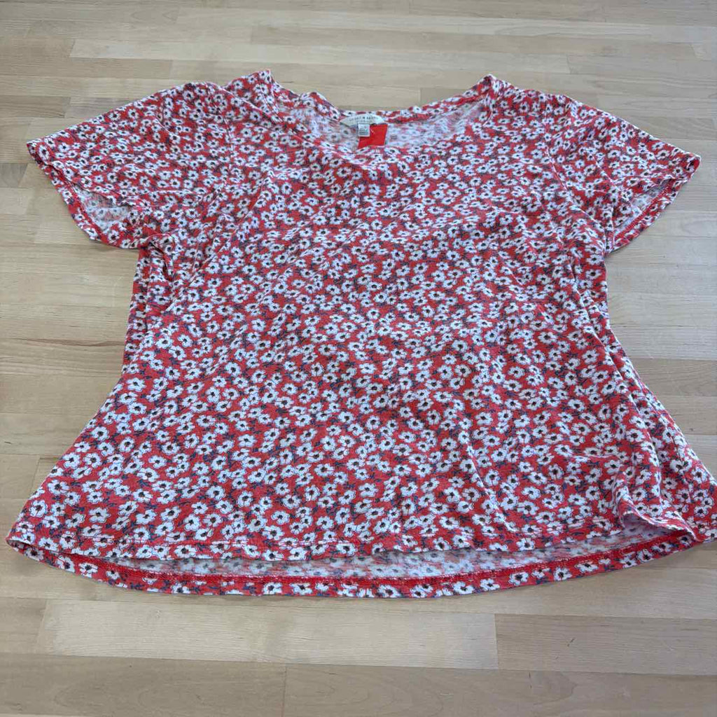 Lucky Brand Size L Orange Preloved T-shirt