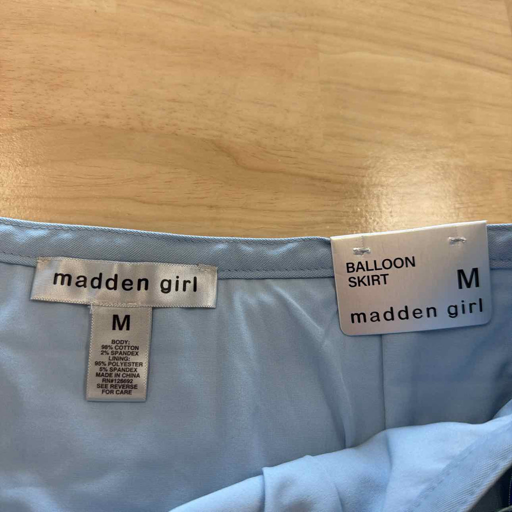 Madden Girl Size M Blue New Skirt