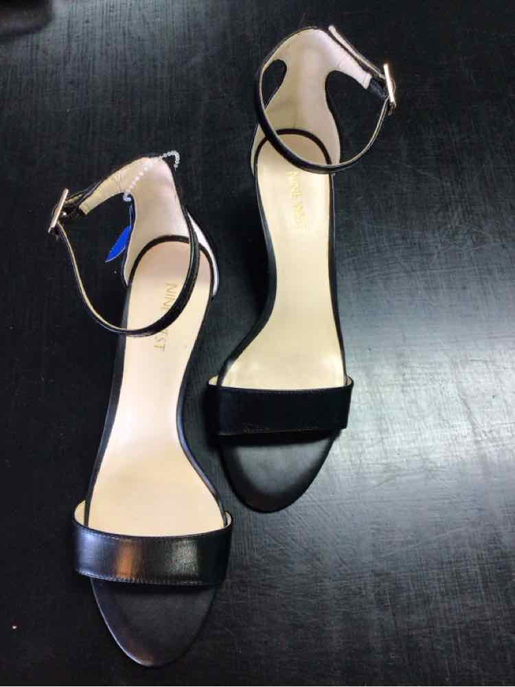 Nine West Shoe Size 8 Black Heels