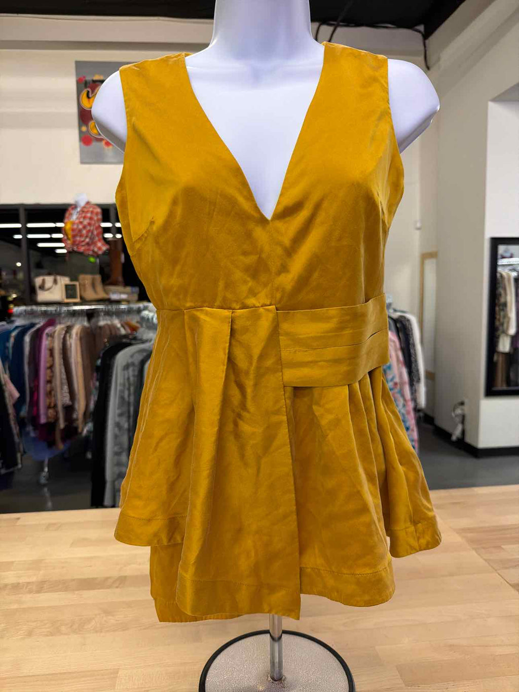 Banana Republic Size 0 Yellow Tank