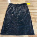 NSR Size XL Black Leather Preloved Skirt