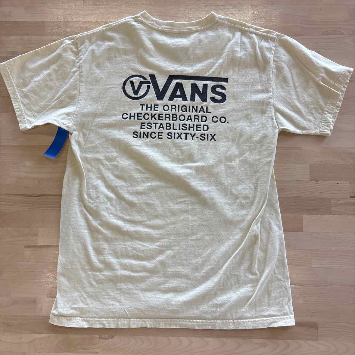 Vans Men's Size M Yellow MENS T-shirt
