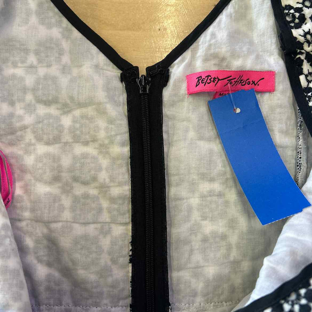 Betsey Johnson Size 12 Black White Preloved Dress
