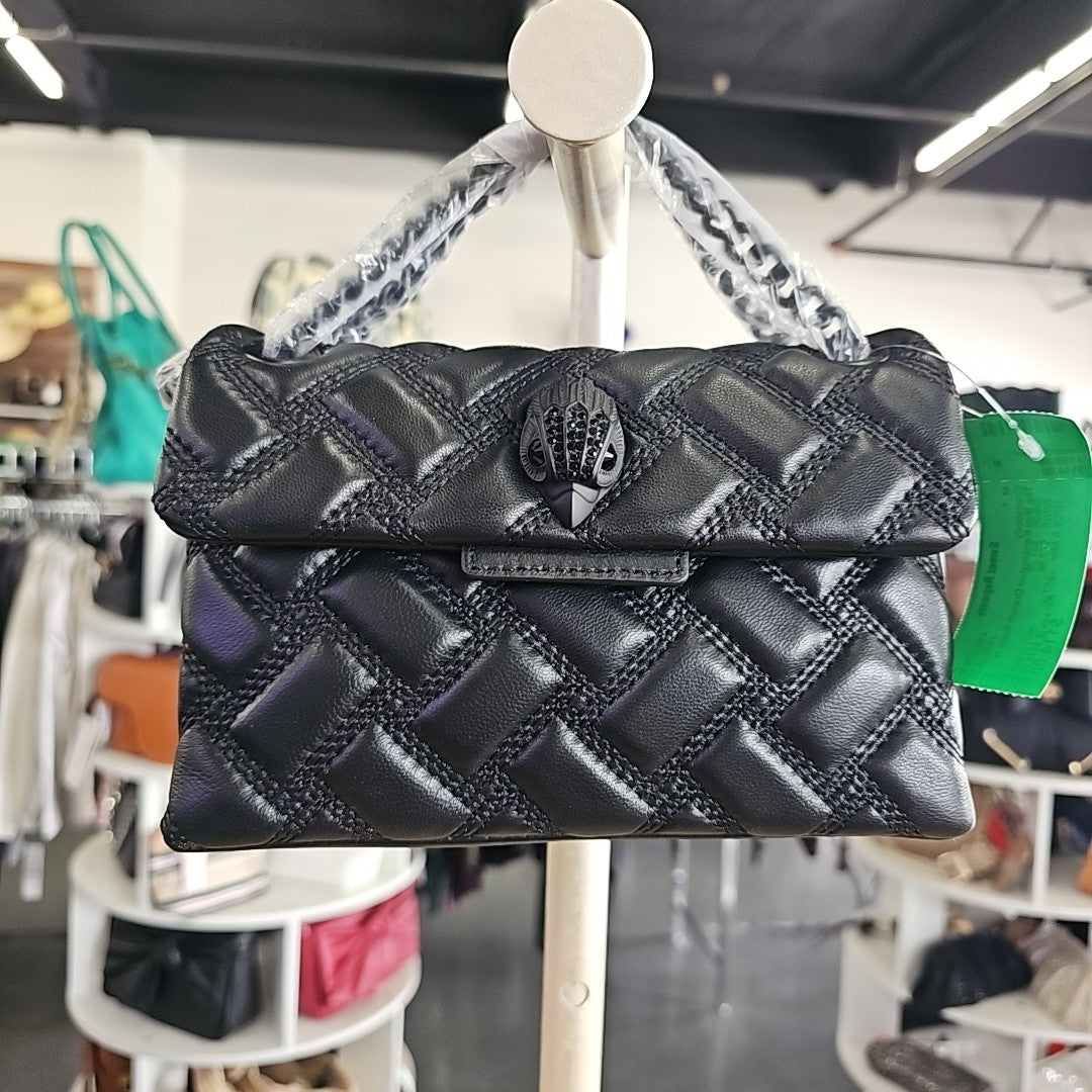 Kurt Geiger London Mini Kensington Drench Leather Crossbody
