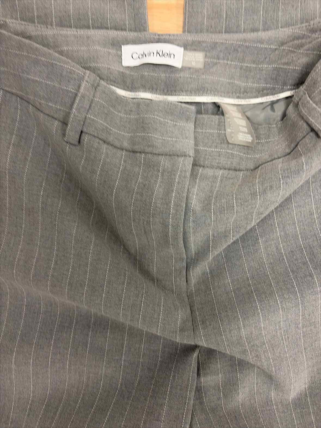 Calvin Klein Size 10 Gray Preloved Pants