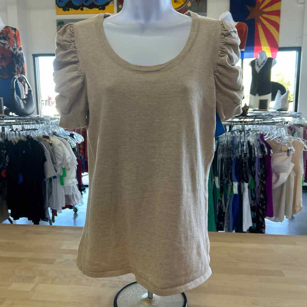 Style & Co. Size L Beige Preloved T-Shirt SS