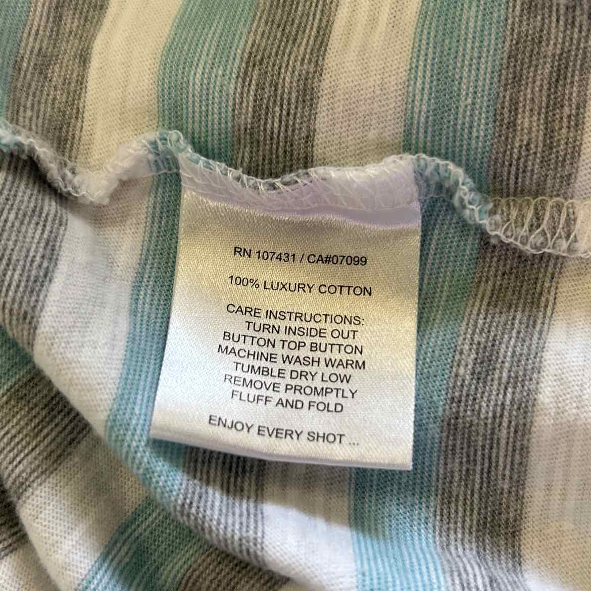 Linksoul Size L Blue/Gray/White Preloved MENS Polo