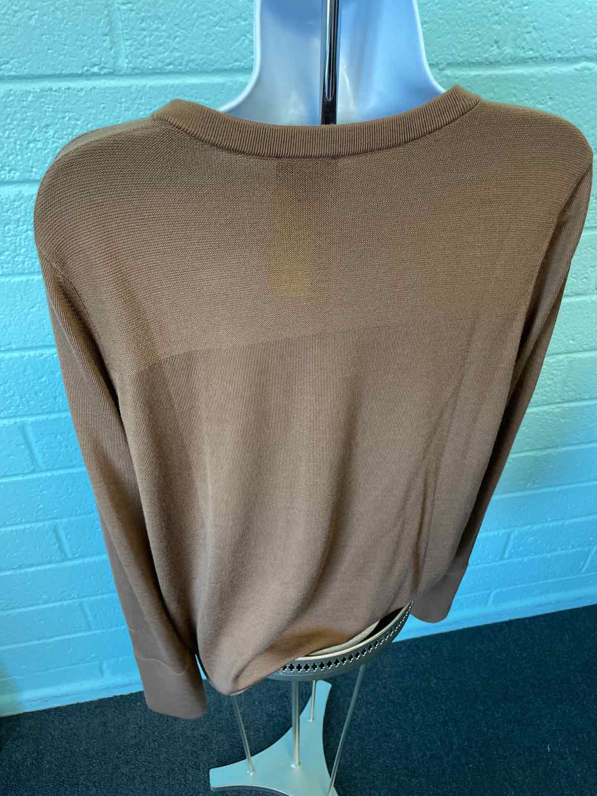 J Jill Size L Brown Knit Top