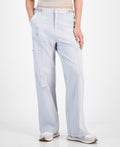 Ultra Flirt Juniors' High-Rise Washed Cargo Pants - Glacier Grey